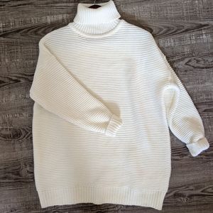 Carmar white turtleneck sweater
